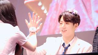 190425 BTS Sinchon Fan Signing Event Entry \u0026 Start Jungkook focus 4k