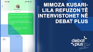 Mimoza Kusari- Lila refuzon të intervistohet në Debat Plus