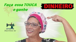 Como fazer TOUCA de COZINHEIRA ou touca cirúrgica com molde.