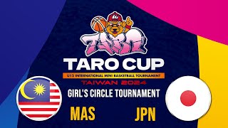 2024 TARO CUP U12國際少年籃球邀請賽丨女子組丨MAS vs JPN