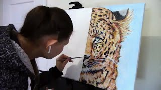 Three Huge Cats Painting. (Part 1)