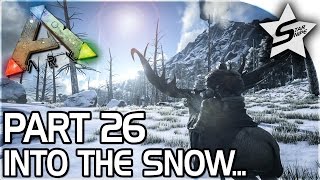 CRAFTING GUNS, Into the Snow... - ARK Survival Evolved PS4 PRO Gameplay Part 26