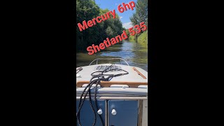 Mercury 6 HP 4 Stroke Shetland 535 Against River Current