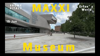 Exploring the Marvels of MAXXI Museum in Rome, Italy | 4K HDR Vlog Experience