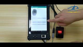 HFSecurity OS1000 Android Demo FBI Certified FAP20 Optical Fingerprint Scanner