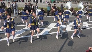 京都橘S.H.S. BAND 京都さくらパレード2016 二条通 [4K] - Kyoto Tachibana SHS Band -