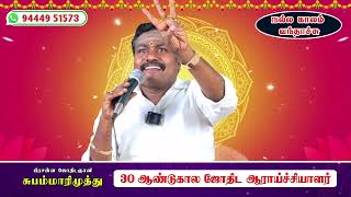 ஒருவர் விடும் சாபம் ஏழேழு ஜென்மத்திற்கு தொடருமா?|Subam Marimuthu | Nalla Kaalam Vanthachu