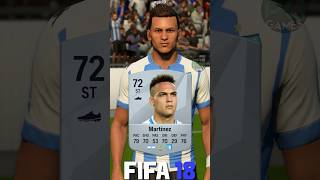 🇦🇷 LAUTARO MARTINEZ fifa evolution (18-25) #eafc25 #fc25 #fifa #lautaro #martinez #inter