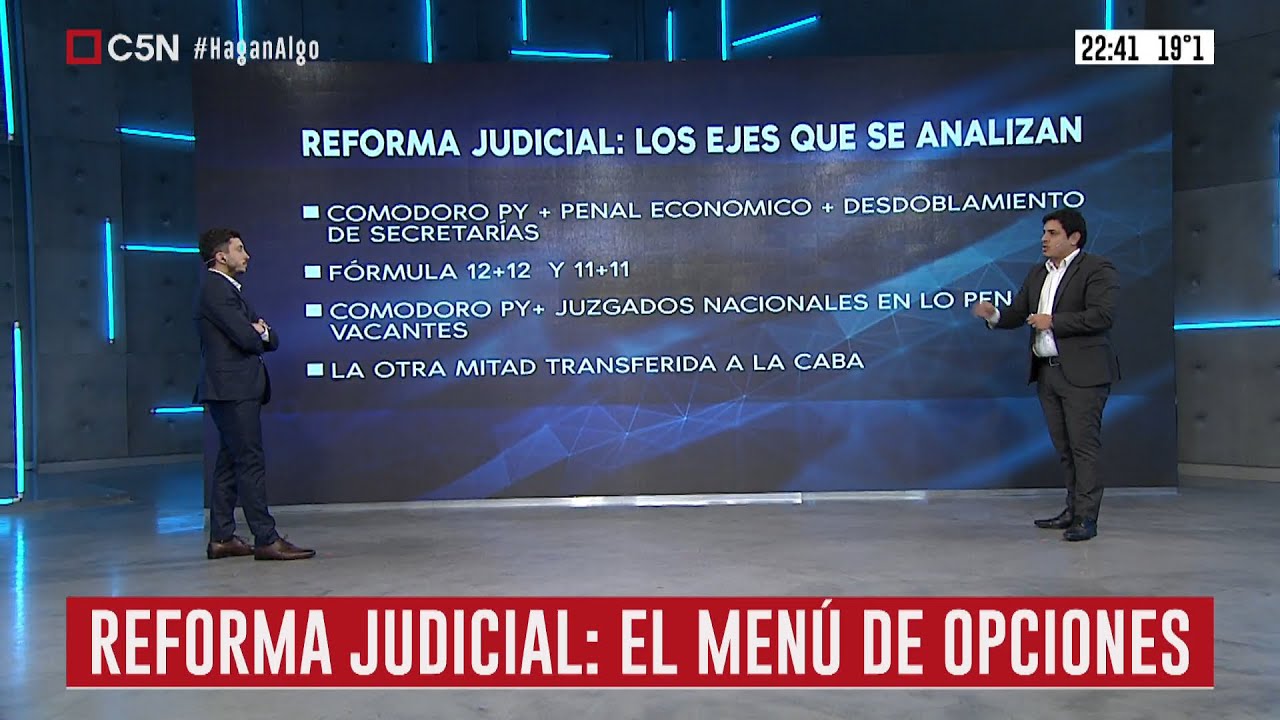 Reforma Judicial: Los Ejes Que Se Analizan - YouTube