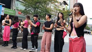 [STREET ARTIST] GROO-VIBE. FIRST SINCHON BUSKING. 230820.