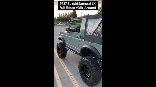 1987 Suzuki Samurai Full Resto JX Walk-Around - For Sale in Williams, California