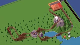 First Parkitect Coaster