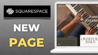 How to Create a New Page in Squarespace 7 1