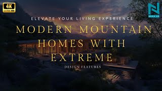 Elevate Your Living Experience: Modern Mountain Homes with Extreme Design Features