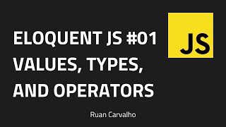 Eloquent JavaScript - Chapter 01