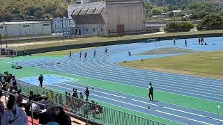 第50回山口県実業団陸上競技大会　一般男子200m 第1組