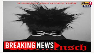 G-Dragon’s 2025 World Tour Announced—His First in 88 Months!