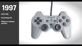 PlayStation Controller Evolution 1991-2023 PS1-PS5