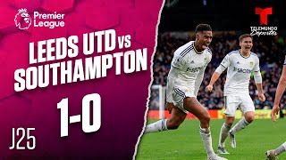 Highlights & Goals: Leeds United vs. Southampton 1-0 | Premier League | Telemundo Deportes