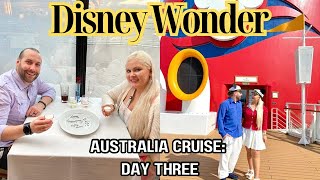 DISNEY WONDER CRUISE | HOBART, PALO DINNER, PIRATE NIGHT | DISNEY MAGIC AT SEA AUSTRALIA | DAY THREE