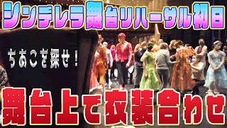 【シンデレラ初演】初日舞台リハーサルと衣装合わせがあった1日【Cinderella】