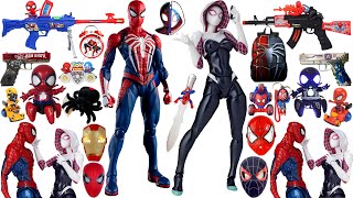 Marvel Spider Man series unboxing, popular Spider Man action dolls, Marvel popular electric toy guns