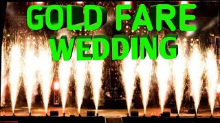 gold fire// entry decorate/wedding entry//gold fire wedding entry// shaadi per entry ko decorate