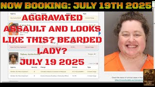 Ada County Idaho Arrests July 19 2025 / I can smell crazy on this lady. aggravated assault and happy