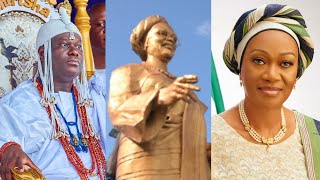 Ooni Of Ife Surprised Sen. Remi Tinubu As She Commissioned 2.7KM Road In OAU By Ooni Of Ife