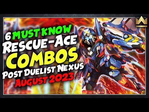 6 MUST KNOW Rescue-Ace Combo Tutorial Post Duelist Nexus (DUNE) August 2023 Yu-Gi-Oh!