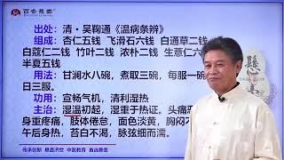 瞿延晖经方临床实战精讲093 第九十三课时：三仁汤