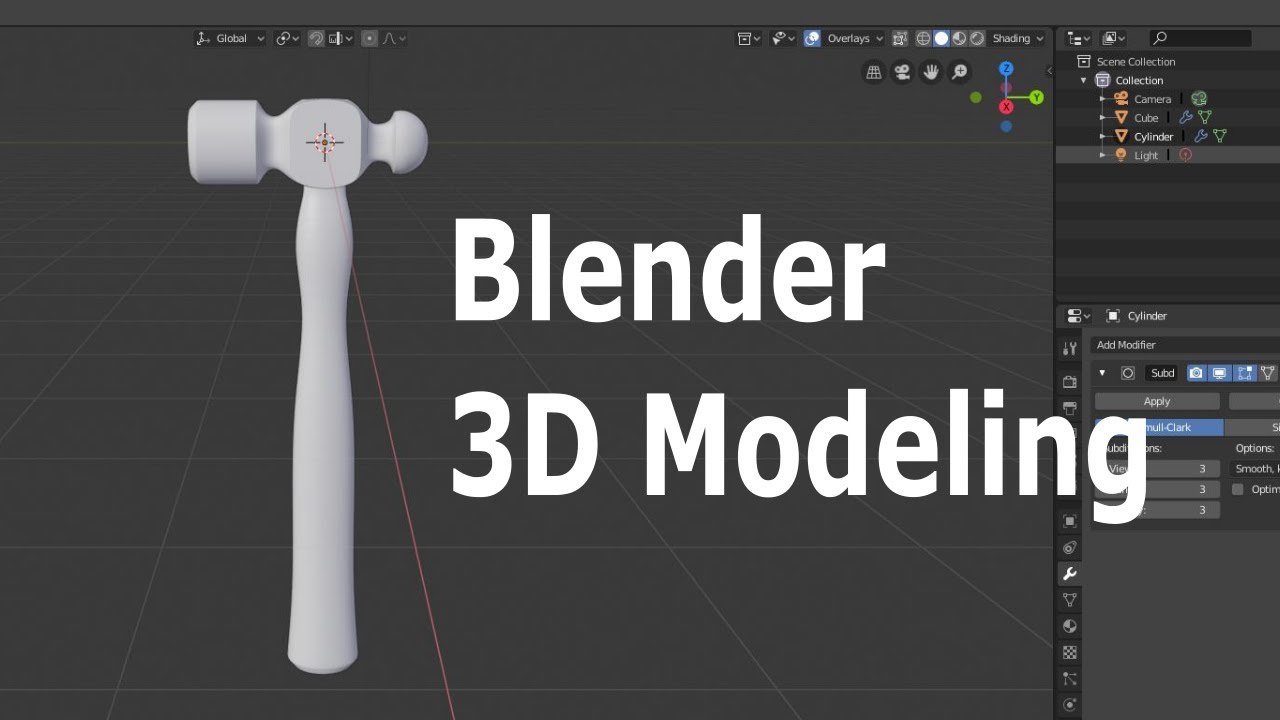 Blender 2.8 Beginner 3D Modeling Tutorial - YouTube