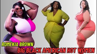 Romekia Brown American Plus-Size Fashion Model, Instagram Bbw Celebrity, Brand Ambassador Biography