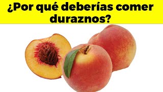 11 razones para comer duraznos todos los días y como agregarlos a tu dieta