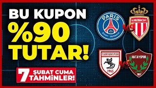 BU KUPON TUTACAK | 7 Şubat Cuma 2025 Banko İddaa Tahminleri ve Günün Kombine Kuponu