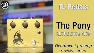 A Klon modded for BASS? Yes, the Pony Klone by TL Pedals.