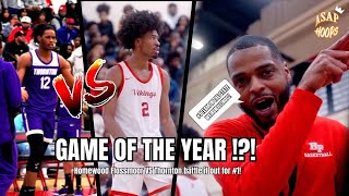 GAME OF THE YEAR⁉️ Top Chicago teams Homewood Flossmoor 🆚 Thornton battle it out!