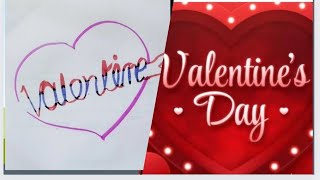 How to Draw Valentine day Drawing