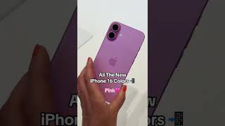 The New Apple iPhone 16 Has 4 New Colors #trending #unboxing #iphone #shorts