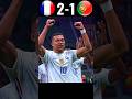 CR7 idol Ampaba | Portugal vs France 2025 friendly Imaginary  Match 🤯#football #shorts  #youtube