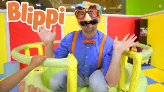 Blippi Learning For Kids At The Indoor Play Place | Educational Videos For Children