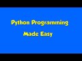 Python Programming: The Input Function