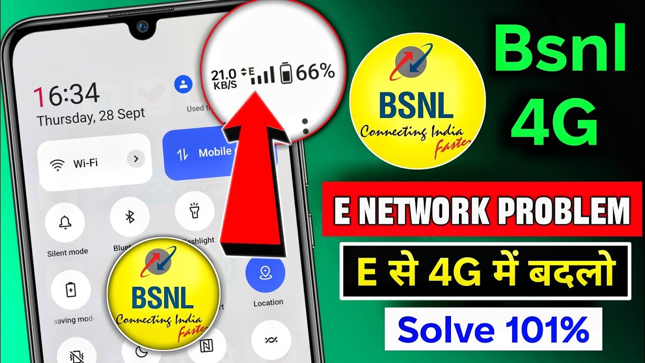 Bsnl E Network Problem | Bsnl Network Problem | Bsnl Me 4g Net Kaise ...