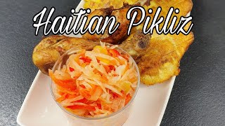 #31 Recette Pikliz Haïtien🇭🇹, How To Make Haitian Pikliz 🥕🧅, Spicy Coleslaw🌶, Vegan, 2/2