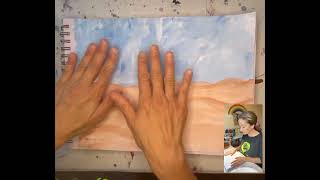 Beginner Acrylic Painting Tutorial - Summer Flip Flops