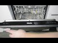 how to complete the initial set up of a g 7000 dishwasher