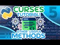 Python Curses Tutorial #5 - Other Useful Methods