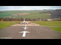 plane lands with wind shear pilatus pc 12 wind shear landing and take off windshear landing