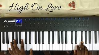 High on Love | Piano cover | Pyar Prema Kadhal | Yuvan | Mohan Kishore | Triplet Music Academy