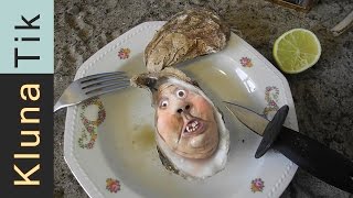 Klunatik Eating WEIRD creature!! Kluna Tik Dinner #44 | ASMR eating sounds no talk